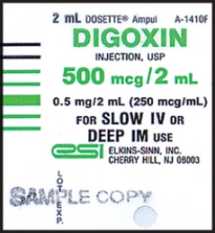 Ordered: digoxin 300 mcg IM stat,for a patient with heart failure. Available:    How many milliliters will the nurse prepare?  A)Estimated dose: B)DA equation: C)Evaluation: Indicate with an arrow the amount to be added to the syringe with the nearest measurable dose.   