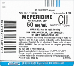 Directions: Calculate the IV medication and infusion rates.Use a calculator for safe dose range calculations,multiplication,and long division as desired.Verify results using DE-style equations where requested.If the order is unsafe,do not proceed with the math.Label answers. Ordered: meperidine 30-mg IV push,for a patient with complaints of pain. Drug reference: Inject over 1 minute. Available:    Total number of milliliters for the prepared injection to nearest tenth of a milliliter:  A)Estimate: B)DA equation: C)Evaluation: D)Total minutes for injection: Total seconds for injection: E)Total number of calibrations occupied by dose:   Number of calibrations per second to be pushed:  F)DA equation:  G)Evaluation: 