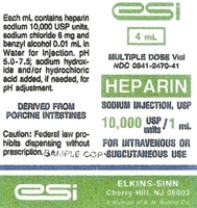 Ordered: heparin 8000 units subcut q6h. Available:    How many milliliters should the nurse prepare?  A)Estimated dose: B)DA equation: C)Evaluation: Indicate the nearest measurable dose on the syringe.   