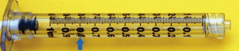 a.Estimate: Less than 1 mL.More than 0.5 mL. b.    c.Equation is balanced.Estimate supports answer.  