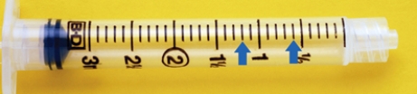 a.SDR: 6 mcg * 40 kg = 240 mcg dose (0.3 mg)is maximum safe dose. b.Evaluation: Safe to give c.    d.mL per min = 0.6 mL per min e.    = 0.6 mL per min f.2 min = 60 * 2 or 120 seconds g.    