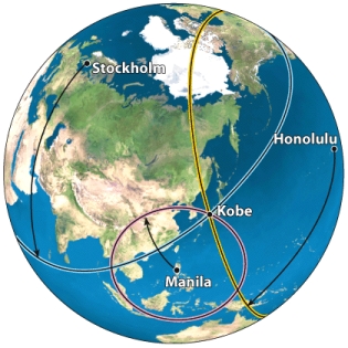 According to the figure below,_______ is the location of the earthquake.   