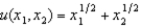 Suppose your tastes can be represented by the utility function   .Your demand function for   is A)    . B)    . C)    D)   