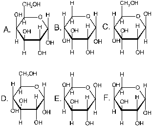 Quiz+ | Identify All the Epimeric Pairs in the Structures Shown Below