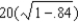 SEM =   = 8; so 158.4 ± 8 or 150.4 to 166.4