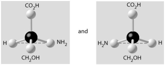 Which pair of molecules shown below are not enantiomers of a single molecule? A)    B)    C)    D)    E)   