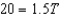 <strong>Suppose a cup of coffee at the campus coffee shop is $2.50 and a cup of hot tea is $1.25.Suppose a student's beverage budget is $20 per week.What is the algebraic expression of the budget?</strong> A) B) C) D)