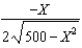 Suppose goods X and Y are produced along a production possibilities frontier X<sup>2</sup> + 4Y<sup>2</sup> = 500 and they are perfect substitutes such that U = X + Y.The slope of the production possibilities frontier is   .What is the MRS at the optimal point? A)  0 B)  -1 C)  -4 D)  -5