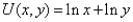 Suppose utility is given by   And p<sub>x</sub> = 1,I = 10.If y must be purchased in whole units,what is the maximum price this person would pay for that good? A) 1 B) 5 C) 10 D) 20