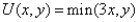 An individual has a utility function for tennis rackets (x) and tennis balls (y) of the form   His or her expenditure function is given by: A)    B)    C)    D)    
