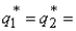 Consider a version of the Tragedy of the Commons in which herder 1 and 2 simultaneously choose to graze quantities of sheep   And  ,respectively,and in which the payoff functions are  For 1 and  For 2.The Nash equilibrium is   A) 100. B) 60. C) 40. D) 33.3.