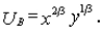 In a two-good exchange economy,A's utility is given by   And B's utility by   Along the contract curve,x/y for B will be times x/y for A. A) 4 B) 3 C) 2 D) 1