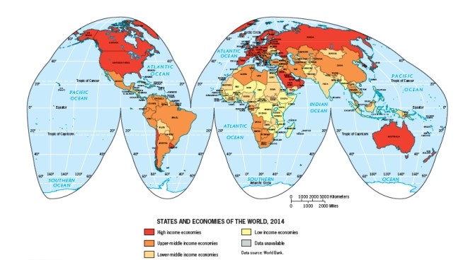 Which of these countries is NOT considered a high-income economy,as classified by the World Bank in Figure G-11?   A)  the United States B)  Canada C)  China D)  Japan E)  Australia