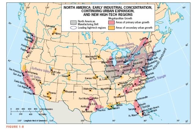 Look at the figures below.Which State within the American Manufacturing Belt had the highest percentage of homes with mortgage equity problems in 2011?     A)  Illinois B)  Michigan C)  Florida D)  New York E)  Pennsylvania