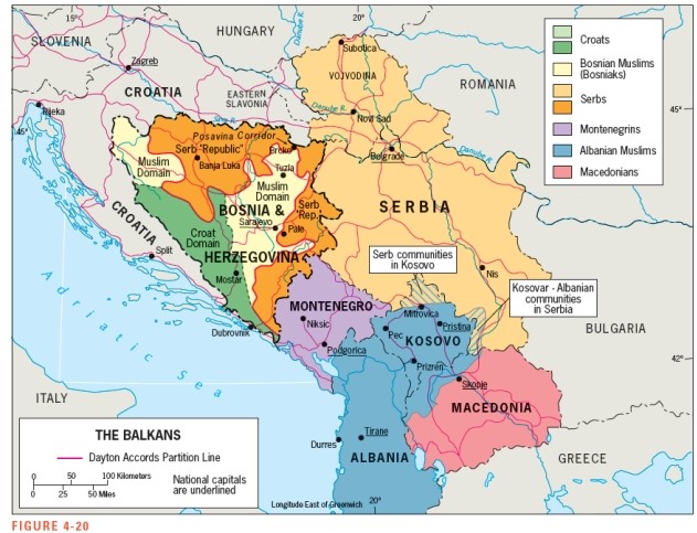 According to Figure 4-20,after the breakup of Yugoslavia this state ended up with the longest coastline on the Adriatic Sea ___.   