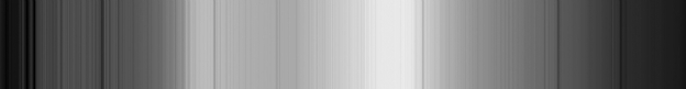The spectrum in the figure below is:   A)  an absorption spectrum B)  an emission spectrum C)  a thermal spectrum D)  not any of these types