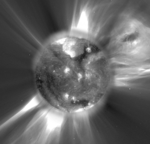 If a coronal mass ejection occurred on the Sun and ejected particles toward the Earth that traveled at the speed of 1,000 km/s,how long would it take them to reach Earth?   