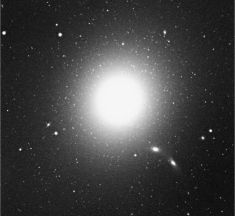 Stars in elliptical galaxies that appear spherical in shape have velocities that:   A)  are random in direction B)  are very large in size C)  are equal in all directions D)  are constant in time
