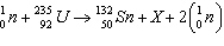 In the reaction   ,what is the mass number and atomic number of the product designated by X? A) 102,42 B) 101,42 C) 102,44 D) not given