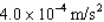 <strong>In a space lab a 25-   sheet of aluminum foil having mass   is subjected to a laser beam of intensity   on one side and to a beam of intensity   on the opposite side,the radiation in each case hitting with normal incidence.If both of the aluminum foil sides are considered to be totally reflective and the foil is floating in the space lab,what acceleration of the foil will result from the net force from the incident beams?</strong> A)   B)   C)   D)   <div style=padding-top: 35px> 