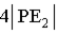 Suppose the gravitational potential energy for a mass at an altitude of one Earth radius is PE<sub>1</sub> and at two Earth radii is PE<sub>2</sub>.How do the absolute values of these potential energies compare? A)    B)    C)    D)    but is not equal to   