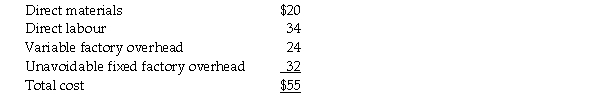 Zahrt Company manufactures a part for its production cycle. The costs per unit for 10,000 units of this part are as follows:   The Company has been approached by a supplier who claims it can sell Zahrt 10,000 units of the same part for $840,000. Required: a. Assuming there is no alternative use for the facilities, should Zahrt buy the part, and if so, how much money would be saved? b. Assuming the facilities can be rented out for $110,000 per year, should Zahrt buy the part, and if so, how much money would be saved?
