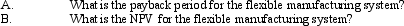 Barker Production Company is considering the purchase of a flexible manufacturing system.The annual cash benefits/savings associated with the system are:    The system will cost $750,000 and will last ten years.The company's cost of capital is 10 percent. Required:   