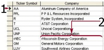 The item marked 1 in the accompanying figure is the row or field in a database table._________________________