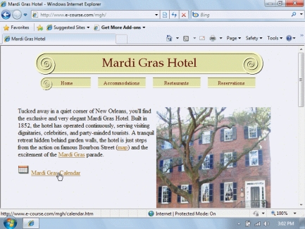   -In the figure above, the text  Protected Mode: On  appears in the ____. A) Toolbar B) Status bar C) Scroll bar D) Search box