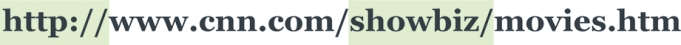 <strong> In the URL found in the accompanying figure,www.cnn.com is the ____.</strong> A) Web protocol standard B) Web server name C) folder name D) file extension