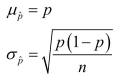 For n sufficiently large and p sufficiently close to 0.5, the sampling distribution is approximately normal.