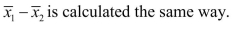 For both large and small samples the estimated standard deviation of  