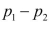 Suppose that you have estimated the difference between two population proportions,   , using a confidence interval. What are the appropriate interpretations of thefollowing results? a) Both endpoints of the confidence interval for   are positive. b) Both endpoints of the confidence interval for   are negative. c) Zero is included in the confidence interval.