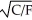 If the utility function (U) between food (F) and clothing (C) can be represented as U =   ,the marginal utility of food equals A)    B)    C)  1/2   D)  1/2  