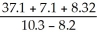 What is the answer to the correct number of significant figures of the following calculation?   A) 2.84 B) 30 C) 25.01 D) 25.0 E) 25
