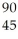 <strong>An anion has 45 neutrons and 36 electrons.If it has a -1 charge,what is its correct symbol?</strong> A) B) C) D) E)