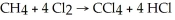 How much Cl<sub>2</sub>,in g,is required to produce 12.0 g CCl<sub>4</sub> according to the following reaction?   A) 12.0 g B) 5.52 g C) 22.1 g D) 1.38 g E) 11.0 g