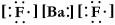 <strong>Write a Lewis structure for barium fluoride.</strong> A) B) F-Ba-F C) D) E)