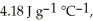 The enthalpy change for converting 10.0 g of ice at -25.0 °C to water at 80.0 °C is ________ kJ.The specific heats of ice,water,and steam are     And   Respectively.For   O,   = 6.01 kJ mol<sup>-1</sup>,and  . A) 12.28 B) 6.16 C) 3870 D) 7.21 E) 9.88