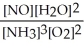 What is the equilibrium constant expression for: 4 NH<sub>3</sub>(g) + 5 O<sub>2</sub>(g) ⇌ 4 NO(g) + 6 H<sub>2</sub>O(g)  A)    B)    C)    D)    E)   
