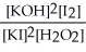 Write the equilibrium constant expression for the following reaction: 2 KI(aq) + H<sub>2</sub>O<sub>2</sub>(aq) ⇌ 2 KOH(aq) + I<sub>2</sub>(aq)  A) K<sub>c</sub> =   B) K<sub>c</sub> = [I<sub>2</sub>] C) K<sub>c</sub> = [I<sub>2</sub>]<sup>2 </sup> D) K<sub>c</sub> =   E) K<sub>c</sub> =  