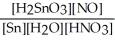 Write the equilibrium constant expression for the reaction: 3 Sn(s) + 4 HNO<sub>3</sub>(aq) + H<sub>2</sub>O(l) ⇌ 3 H<sub>2</sub>SnO<sub>3</sub>(s) + 4 NO(g)  A) K<sub>c</sub> =   B) K<sub>c</sub> =   C) K<sub>c</sub> =   D) K<sub>c</sub> =   E) K<sub>c</sub> =  