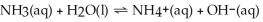 What is the pH of a 0.500 mol L<sup>-1</sup> NH<sub>3</sub> aqueous solution that has K<sub>b</sub> = 1.8 × 10<sup>-5</sup>?  The equation for the dissociation of NH<sub>3</sub> is below:    A) 2.22 B) 2.52 C) 11.48 D) 10.48