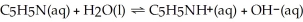 What is the pH of a 0.30 mol L<sup>-1</sup> pyridine solution that has K<sub>b</sub> = 1.9 × 10<sup>-9</sup>? The equation for the dissociation of pyridine is below:    A) 4.62 B) 8.72 C) 9.38 D) 10.38
