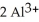 The standard emf for the cell using the overall cell reaction below is +2.20 V: 2 Al(s) +   (s) →   (aq) +   (aq)  The emf generated by the cell when [   ] = 5.0 ×   Mol L<sup>-1</sup> and [   ] = 0.10 mol L<sup>-1</sup> is   A) 2.20 B) 2.30 C) 2.10 D) 2.41 E) 2.23