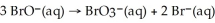 In aqueous solution,hypobromite ion,BrO<sup>-</sup>,reacts to produce bromate ion,BrO<sub>3</sub><sup>-</sup>,and bromide ion,Br<sup>-</sup>,according to the following chemical equation:    A plot of 1/[BrO<sup>-</sup>] vs.time is linear and the slope is equal to 0.056 L mol<sup>-1 </sup>s<sup>-1</sup>.If the initial concentration of BrO<sup>-</sup> is 0.80 mol L<sup>-1</sup>,how long will it take one-half of the BrO<sup>- </sup>ion to react? A) 4.5 × 10<sup>-2</sup> s B) 7.1 s C) 12 s D) 22 s