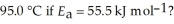 A particular first-order reaction has a rate constant of 1.35 ×     At 25.0 °C.What is the magnitude of k at   A) 9.56 × 10<sup>3</sup> s<sup>-1</sup> B) 2.85 × 10<sup>4</sup> s<sup>-1</sup> C) 576 s<sup>-1</sup> D) 4.33 × 10<sup>87</sup> s<sup>-1</sup> E) 1.36 ×   s<sup>-1</sup>