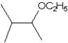 What is the major product in the reaction between 2-bromo-3-methylbutane and KO<sup>t</sup>Bu in ethanol? A)    B)    C)    D)    E)   