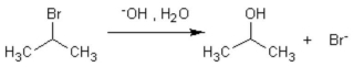 The formation of isopropanol (rubbing alcohol) through the following hydrolysis is known as what type of general reaction?   A) oxidation B) aromatic substitution C) addition reaction D) elimination E) substitution reaction