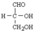 What is the common name of the following glycose shown in Fischer notation?   A) D-glyceraldehyde B) L-glyceraldehyde C) S-glyceraldehyde D) (-) -glyceraldehyde E) D-erythrose